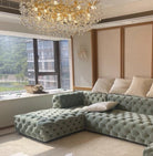 French Branch Crystal Chandelier with Elegant Crystal Leaves-Chandeliers-Blushlighting