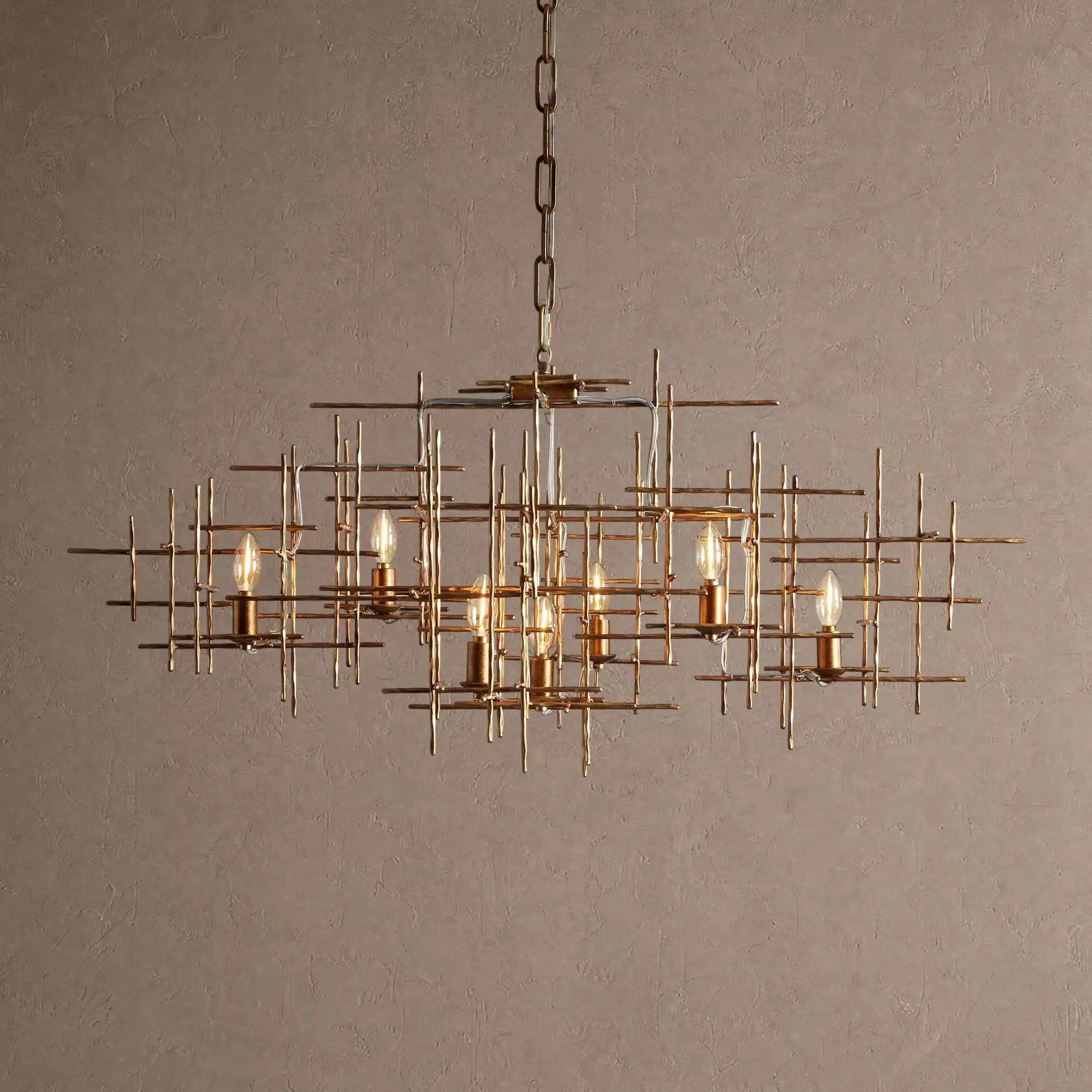 Fritz 7-Light Chandelier - Blushlighting