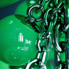 Fruit Grape Hanging Swag Chandelier - Green23.6" D * 39.4" HCold WhiteBlushlighting