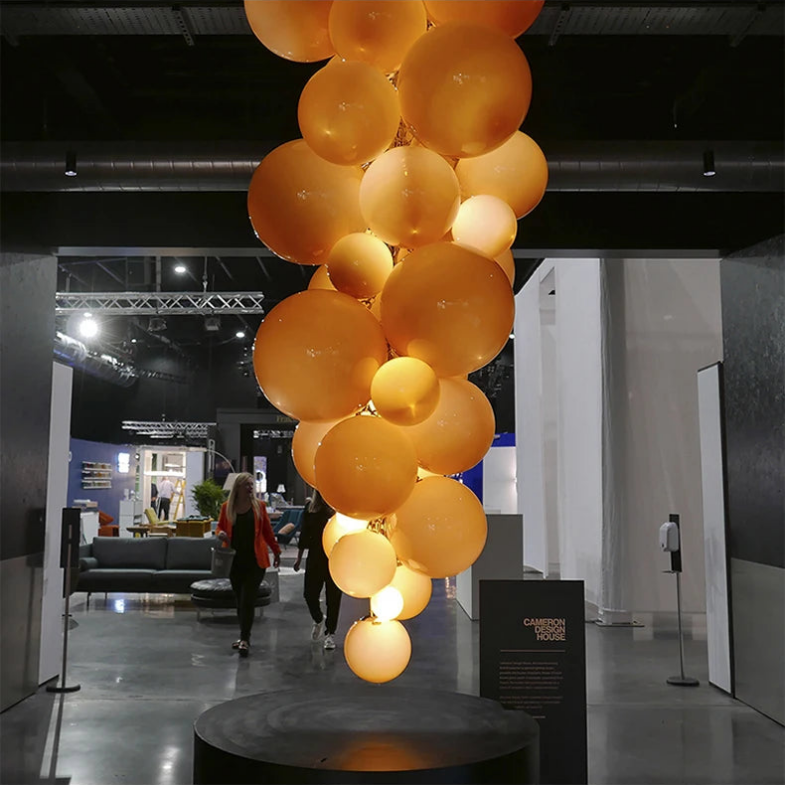 Fruit Grape Hanging Swag Chandelier-