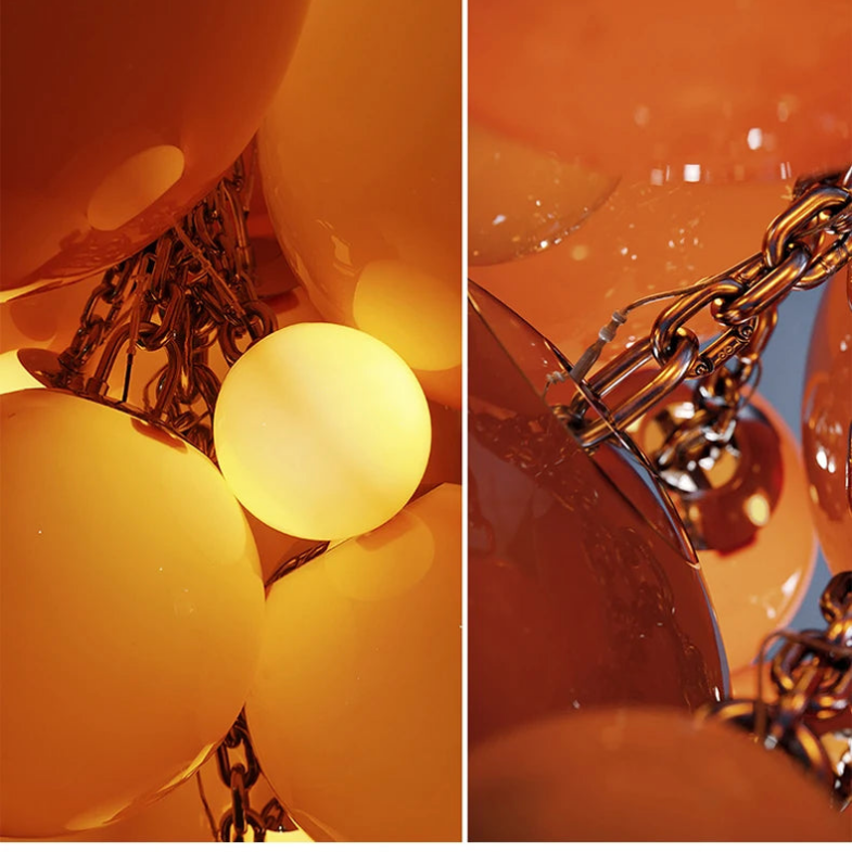 Fruit Grape Hanging Swag Chandelier-