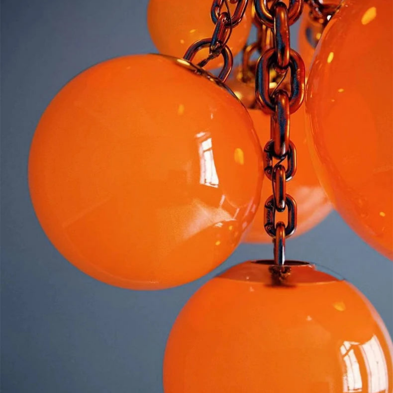 Fruit Grape Hanging Swag Chandelier-