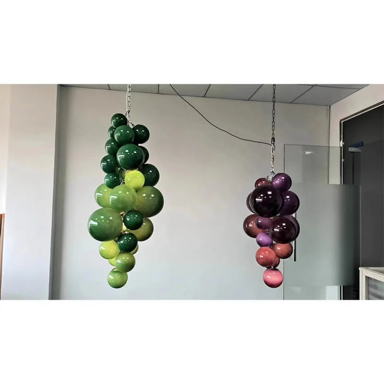 Fruit Grape Hanging Swag Chandelier-
