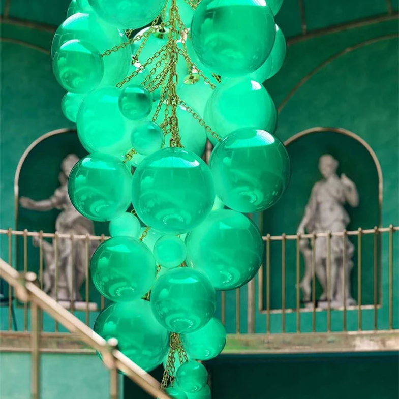 Fruit Grape Hanging Swag Chandelier-
