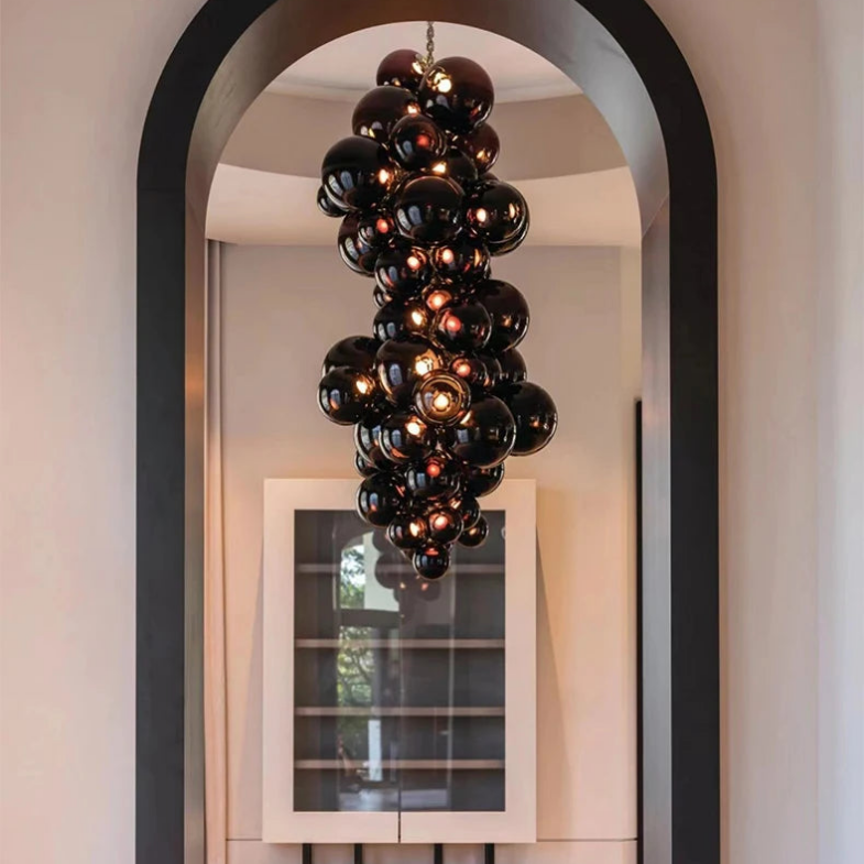 Fruit Grape Hanging Swag Chandelier-