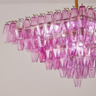 Fuchsia Prism Empire Chandelier - ∅ 39.4″ x H 39.4″Gold & PinkBlushlighting