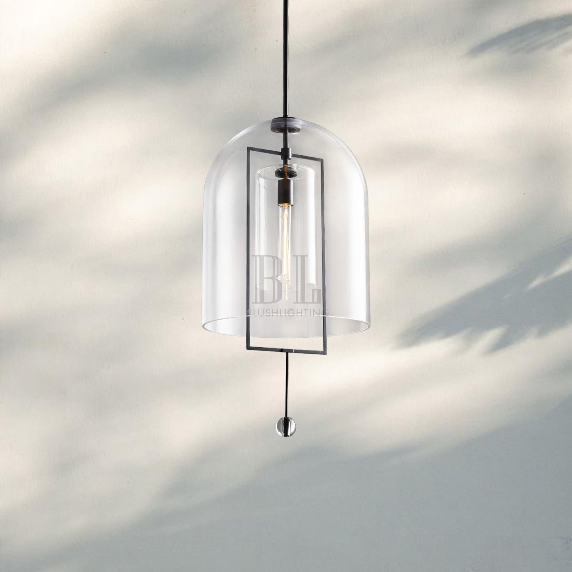 Fulcram Glass Pendant Light 13'' 15''-