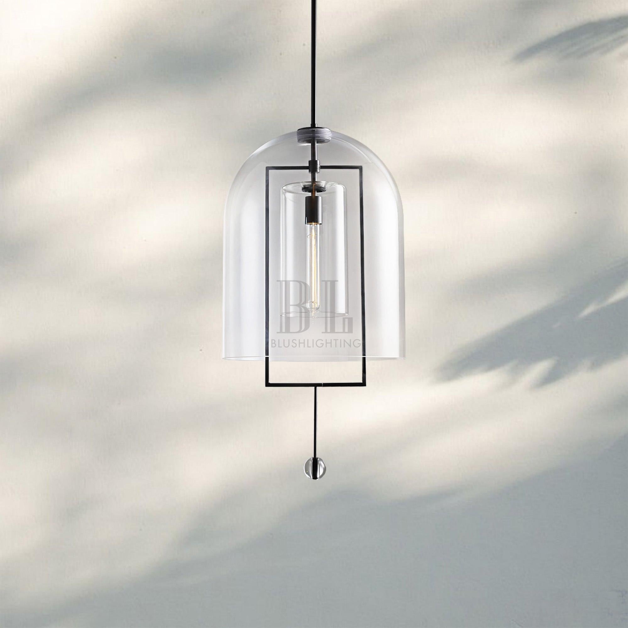Fulcram Glass Pendant Light 13'' 15''-