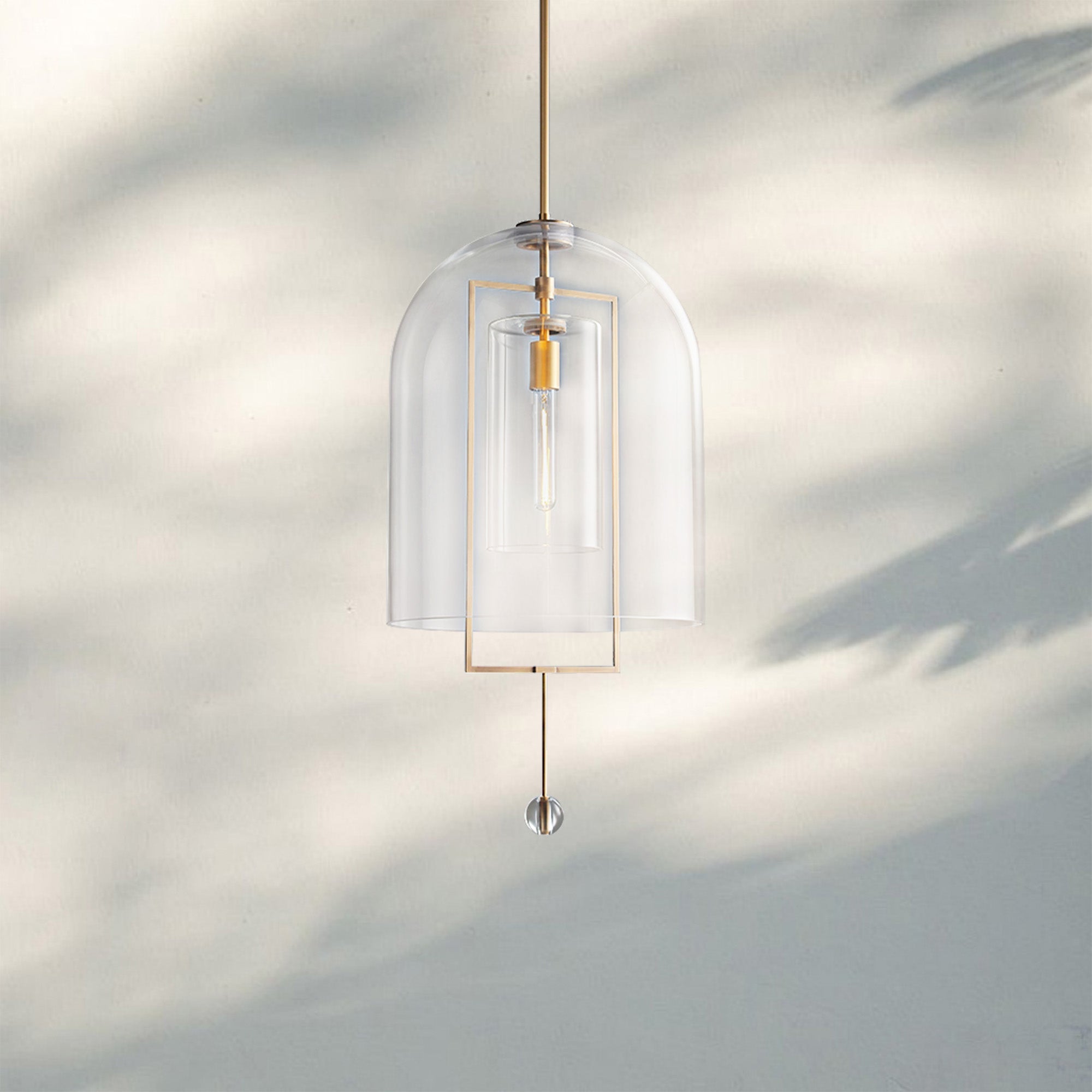 Fulcram Glass Pendant Light 13'' 15''-