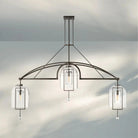 Fulcram Modern Luxury Chandelier 3-Lights-73''-Bronze-