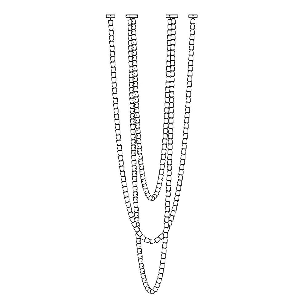 Gabriel Cascade K9 Crystal Chandelier - 161 heads ∅ 47.2″ x H 118″ / Dia 120cm x H 300cmClear & ChromeWarm LightBlushlighting