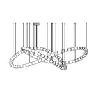 Gabriel Chandelier C - 100 Lights ∅ 71″ x H 22″ / Dia 180cm x H 56cmClear & ChromeWarm LightBlushlighting