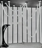Gabriel Chandelier G - 161 Lights ∅ 47.2″ x H 118″ / Dia 120cm x H 300cmClear & ChromeWarm LightBlushlighting