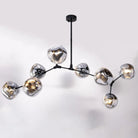 Galaxy Ball Glass Crystal Pendant Chandelier - SmokeABlushlighting