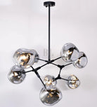 Galaxy Ball Glass Crystal Pendant Chandelier - SmokeABlushlighting