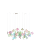 Galaxy Iris Iridescent Blossom Chandelier - Support Customized DrawingsNo Ceiling PlateBlushlighting