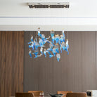 Galaxy Ocean Drift Blown Glass Crystal Spiral Chandelier - L 59.1″ x W 98.4″ x H78.7″No Ceiling PlateBlushlighting