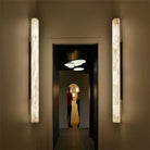 Garron Modern Alabaster Linear Wall Sconce-