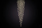 Gem Conical Cluster Alabaster Chandelier 150 Lights - Blushlighting