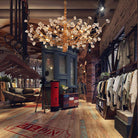 Gemstone Branch Chandelier-chandeliers for dining room,chandeliers for stairways,chandeliers for foyer,chandeliers for bedrooms,chandeliers for kitchen,chandeliers for living room-Blushlighting