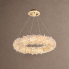 Geode Quartz Cloud Round Chandelier - Diam 40''BrassBlushlighting