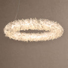 Geode Quartz Cloud Round Chandelier - Diam 24''BrassBlushlighting