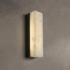 Geometric Alabaster Wall Lamp - L 3.1” x W 3.1“ x H 31.5“Black & WhiteWarm LightBlushlighting