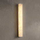 Geometric Alabaster Wall Lamp - L 3.1” x W 3.1“ x H 31.5“Brass & WhiteWarm LightBlushlighting
