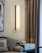 Geometric Alabaster Wall Lamp - L 3.1” x W 3.1“ x H 31.5“Black & WhiteWarm LightBlushlighting
