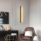 Geometric Alabaster Wall Lamp - L 3.1” x W 3.1“ x H 31.5“Black & WhiteWarm LightBlushlighting