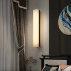 Geometric Alabaster Wall Lamp - L 3.1” x W 3.1“ x H 31.5“Black & WhiteWarm LightBlushlighting