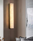 Geometric Alabaster Wall Lamp - L 3.1” x W 3.1“ x H 31.5“Black & WhiteWarm LightBlushlighting