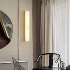 Geometric Alabaster Wall Lamp - L 3.1” x W 3.1“ x H 31.5“Black & WhiteWarm LightBlushlighting