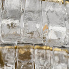 Ghiacio Glass Oval Chandelier 54''65''-