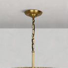 Ghiacio Glass Oval Chandelier 54''65''-