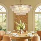 Ghiacio Glass Round Chandelier 24" 36" 48" 60"-