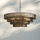 Ghiacio Glass Round Chandelier 24" 36" 48" 60"-