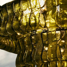 Ghiaccio Glass Round Chandelier 24" 36" 48" 60" - 5 - Tier 48"BronzeGreenBlushlighting