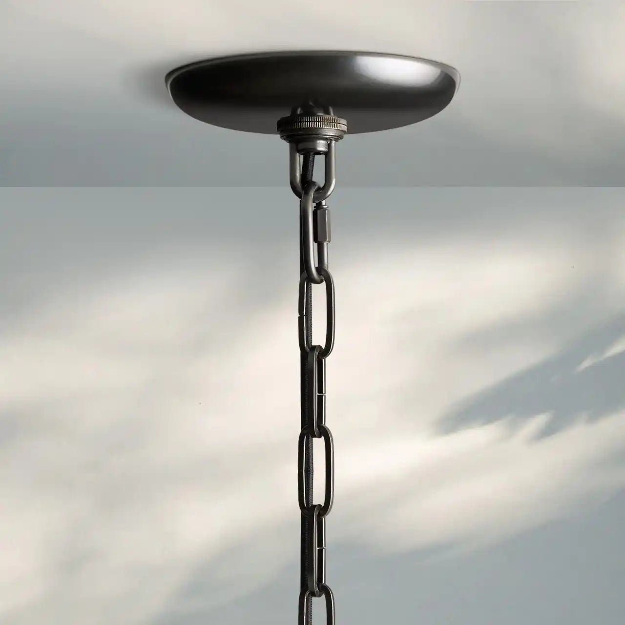 Ghiaccio Glass Round Chandelier 24" 36" 48" 60" - 3 - Tier 24"BrassSmokeBlushlighting