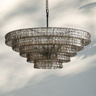 Ghiacio Glass Round Chandelier 24" 36" 48" 60"-