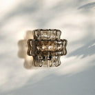 Ghiaccio Glass Wall Sconce - Matte BlackSmokeBlushlighting