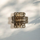 Ghiaccio Glass Wall Sconce - Matte BlackClearBlushlighting