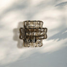 Ghiaccio Glass Wall Sconce - Antique BrassSmokeBlushlighting