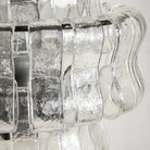 Ghiaccio Glass Wall Sconce - Matte BlackSmokeBlushlighting