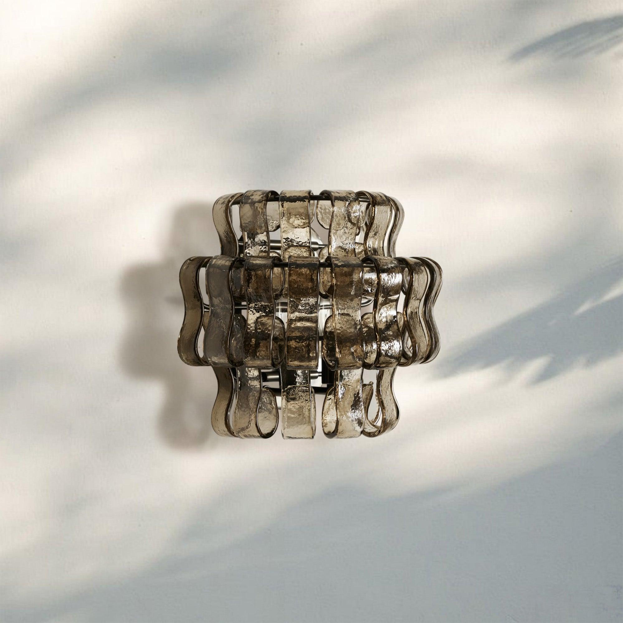 Ghiacio Glass Wall Sconce-