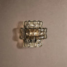 Ghiaccio Glass Wall Sconce - Matte BlackSmokeBlushlighting