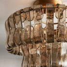 Ghiacio Modern Glass Flushmount-