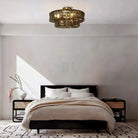 Ghiacio Modern Glass Flushmount-