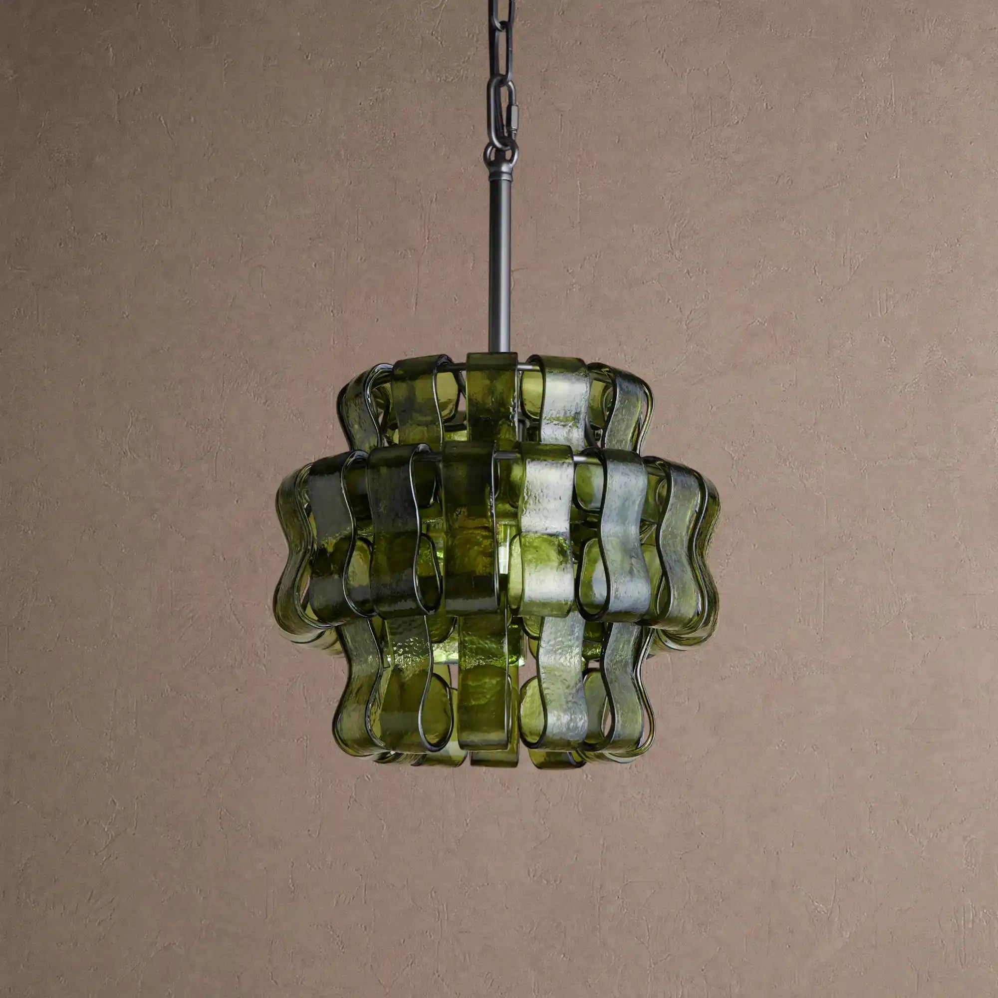 Ghiaccio Pendant Light - BlackGreenBlushlighting