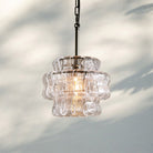 Ghiaccio Pendant Light - BronzeClearBlushlighting